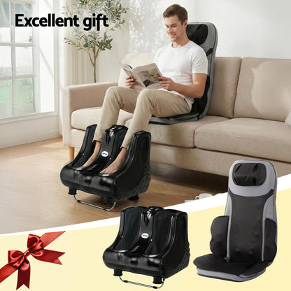 Livemor Massage Cushion Heating Massage Seats With Calf Foot Massager - Image 9