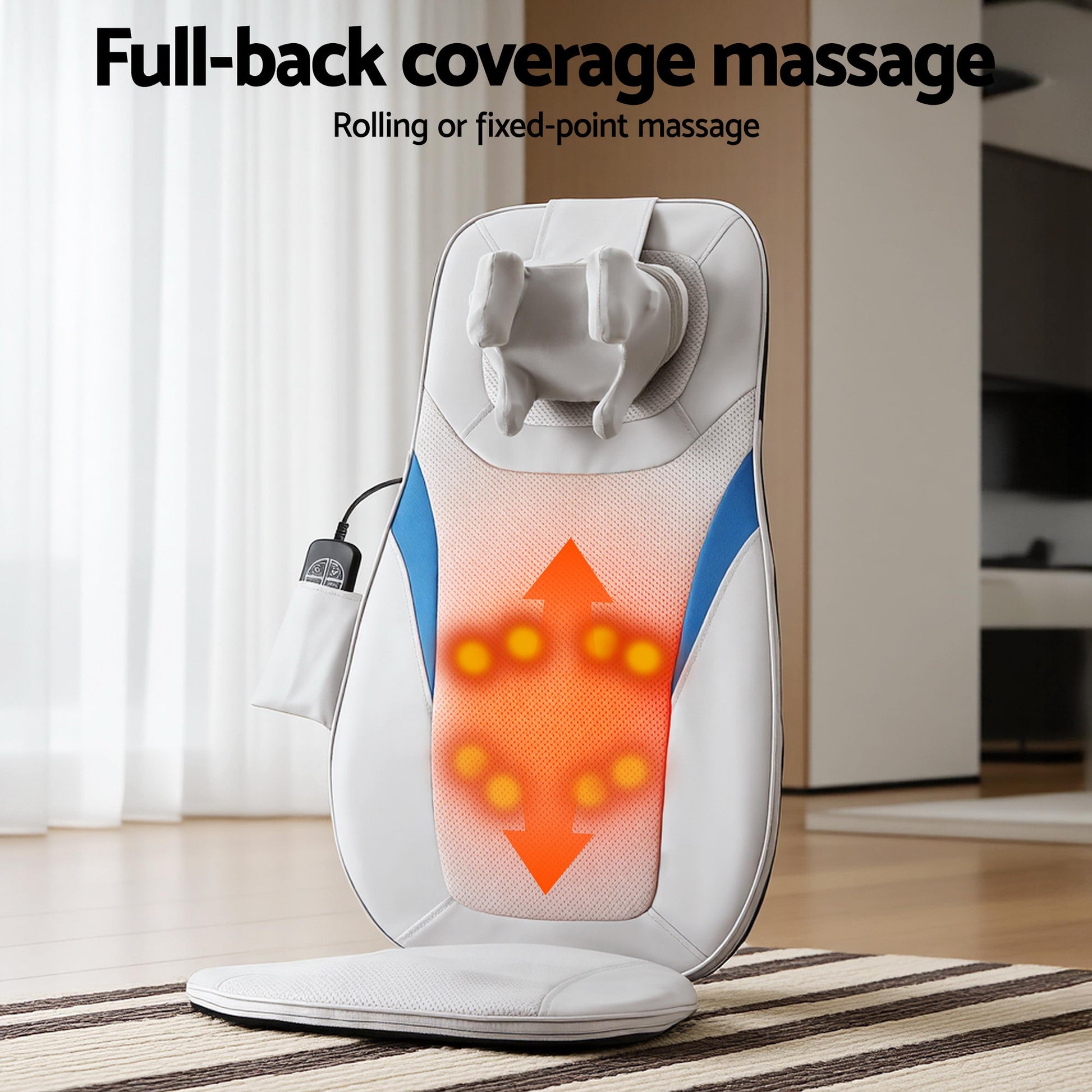 Livemor Full Back Massage Cushion 3D Kneading Heating Massage Seats - Image 6