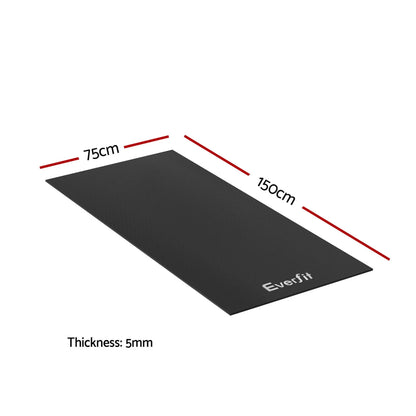 Everfit Exercise Equipment Mat Treadmill Floor Rug Home Gym Fitness Yoga 1.5M - Image 2