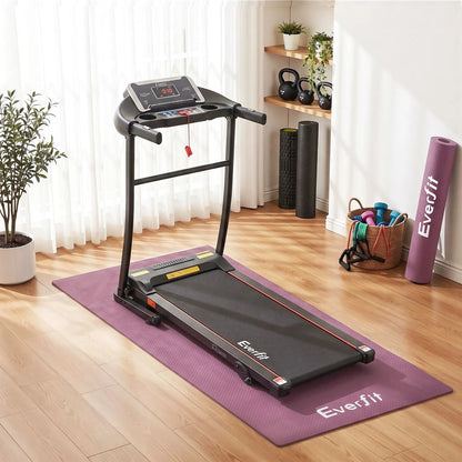 Everfit Exercise Equipment Mat 1.8M Treadmill Floor Rug Home Gym Fitness Purple - Image 9