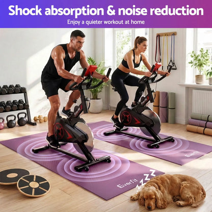 Everfit Exercise Equipment Mat 2M Treadmill Floor Rug Home Gym Fitness Purple - Image 6