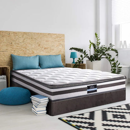 Giselle Bedding 21cm Mattress Pillow Top Queen - Image 8