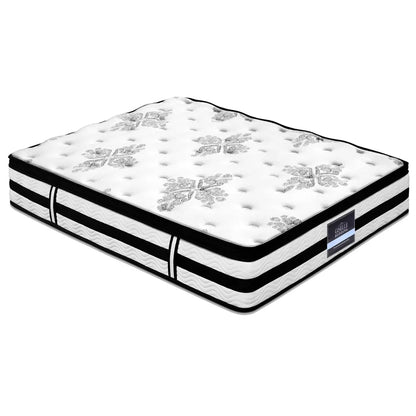 Giselle Bedding 34cm Mattress Euro Top Pocket Spring Double - Image 2