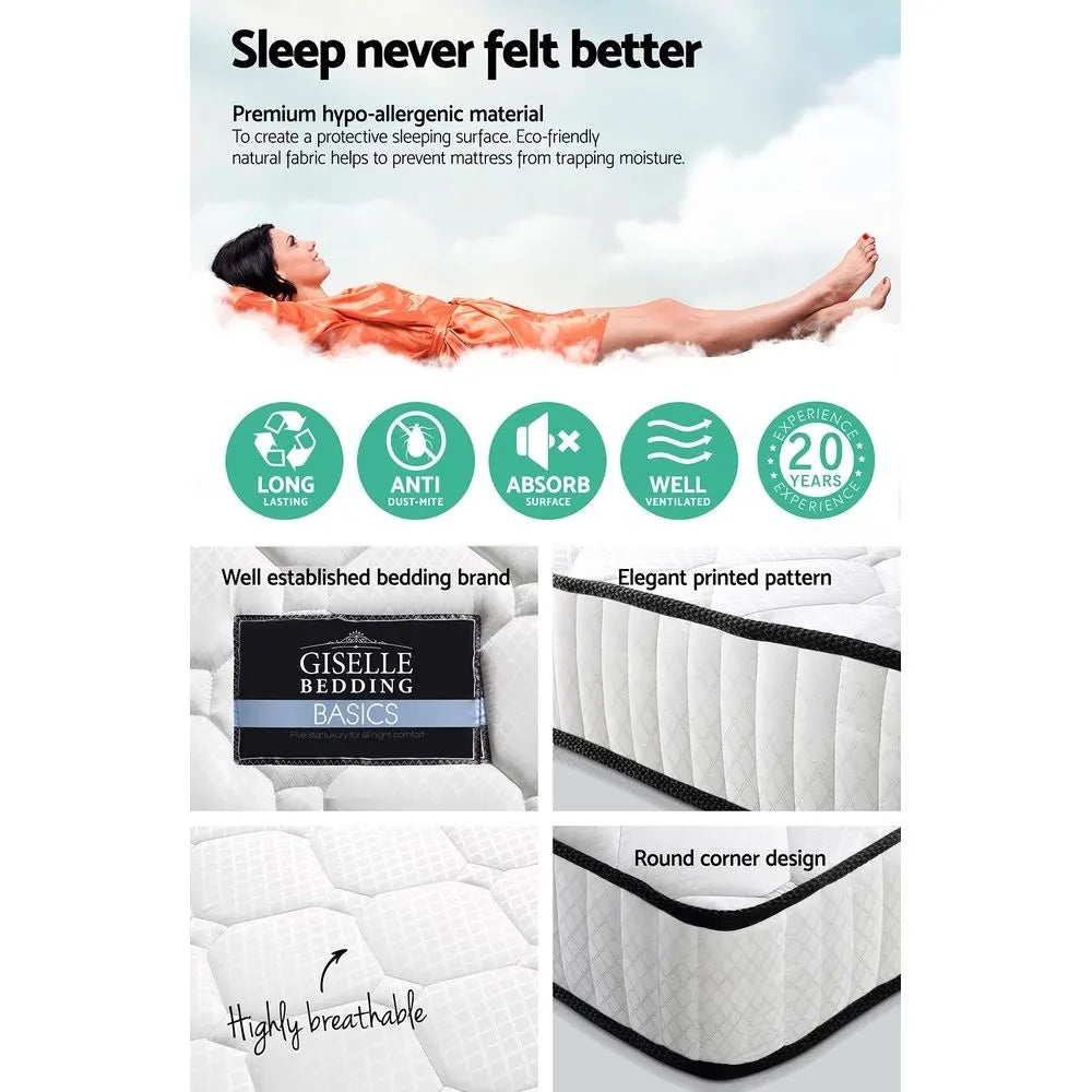 Giselle Bedding 21cm Mattress Tight Top Double - Image 6