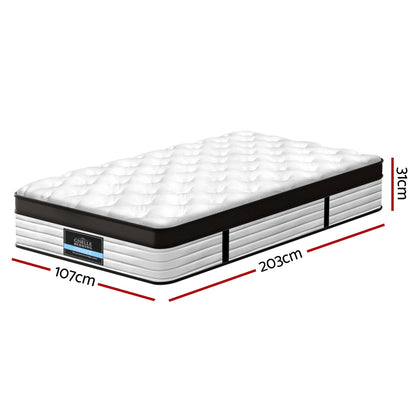 Giselle Bedding 31cm Mattress Euro Top King Single - Image 3