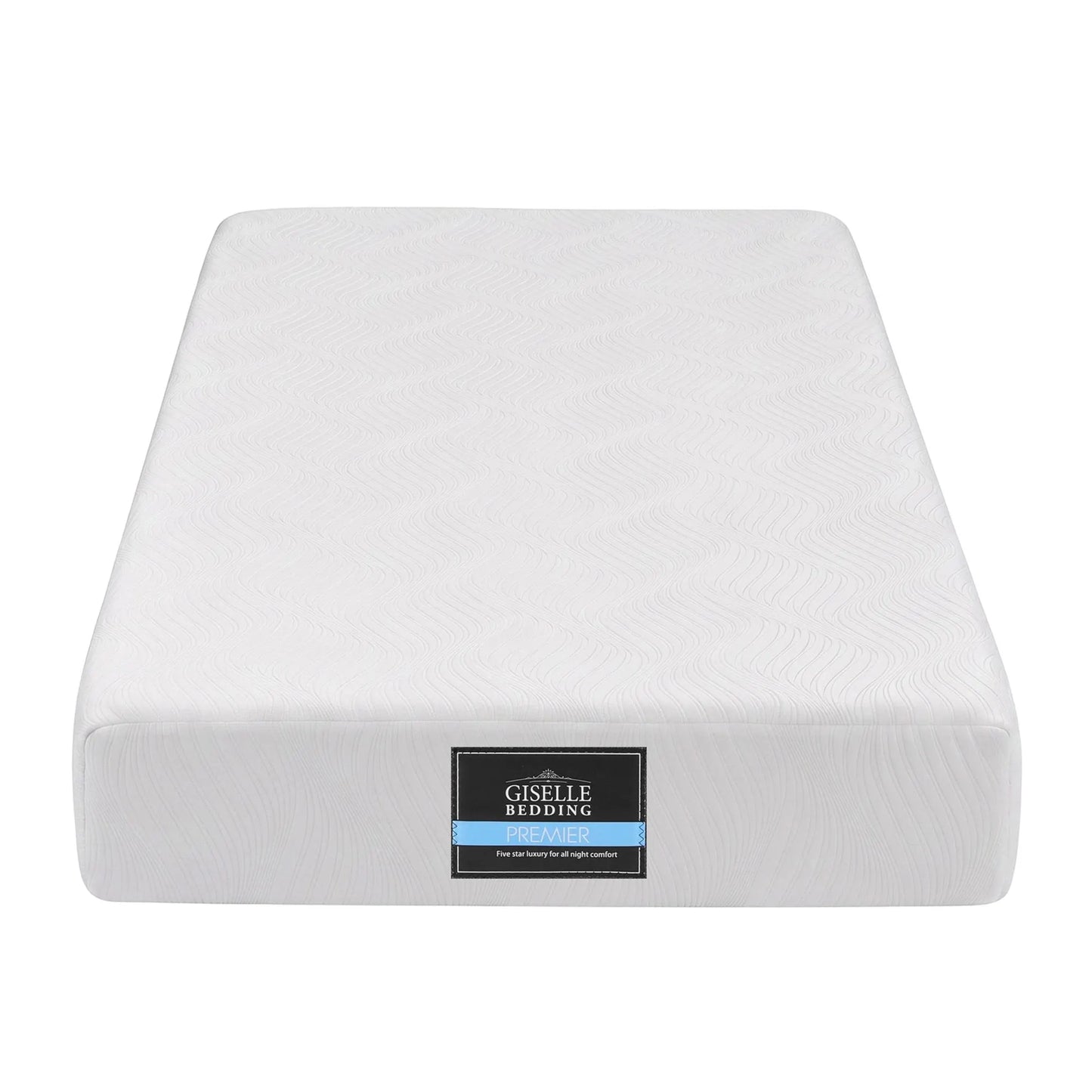 Giselle 25cm King Single Hybrid Mattress Soft Knitted Fabric Edge Support Gel Foam - Image 9