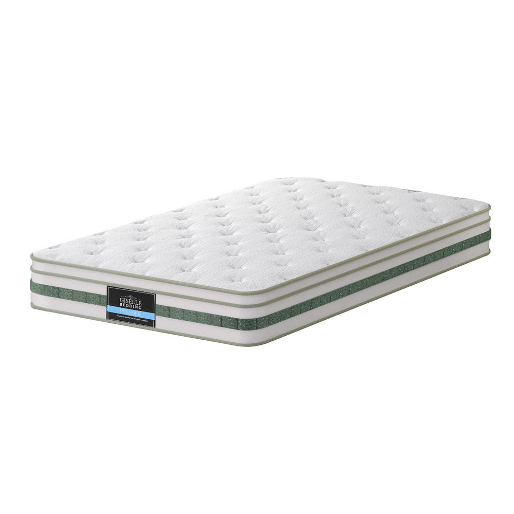 20cm Giselle Mattress King Single Green Tea Mattresses - Image 2