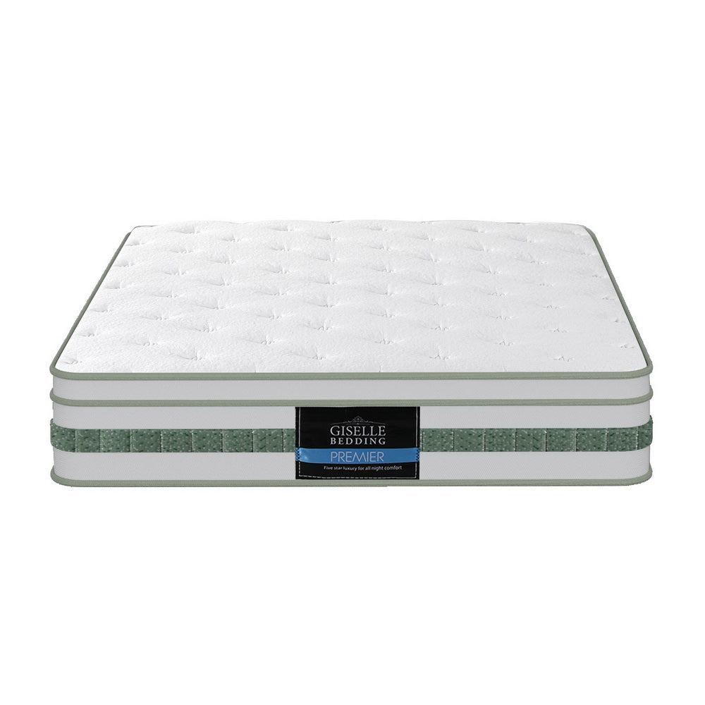 20cm Giselle Mattress King Single Green Tea Mattresses - Image 4