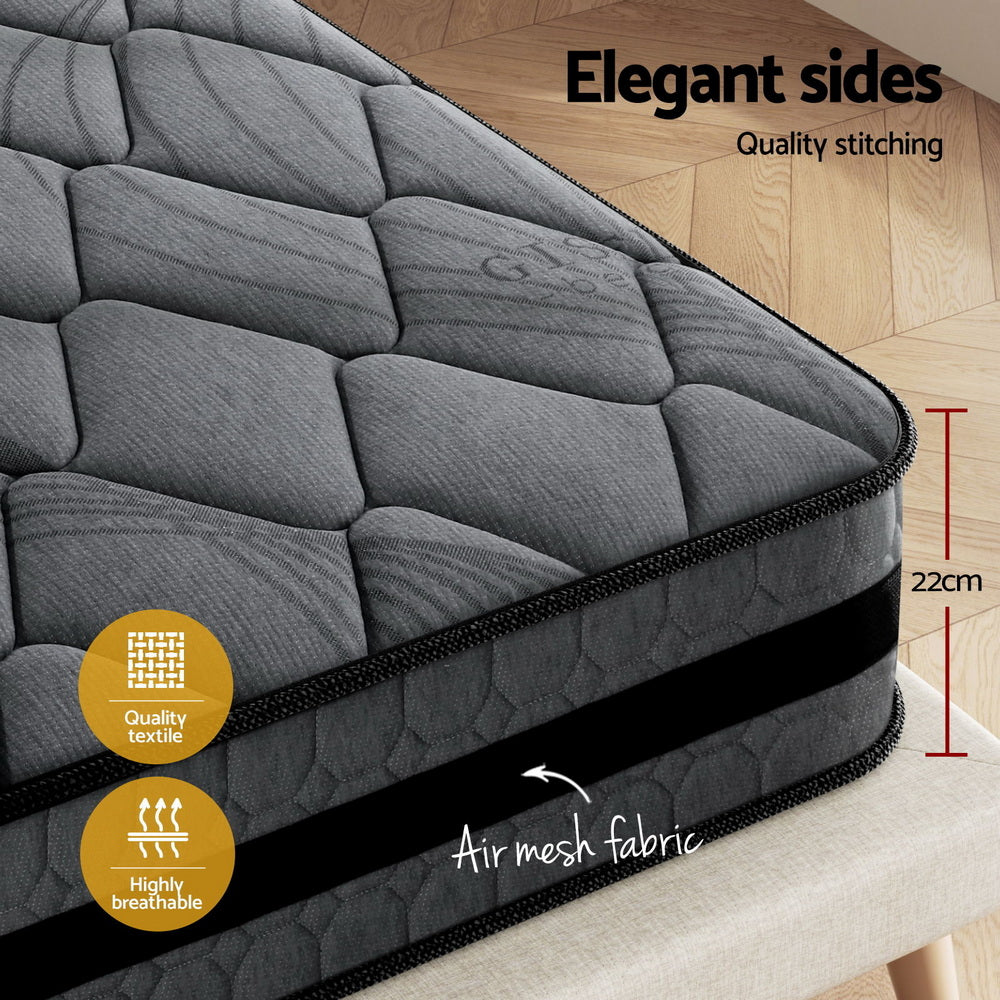 Giselle Bedding 22cm Mattress Medium Firm King - Image 7