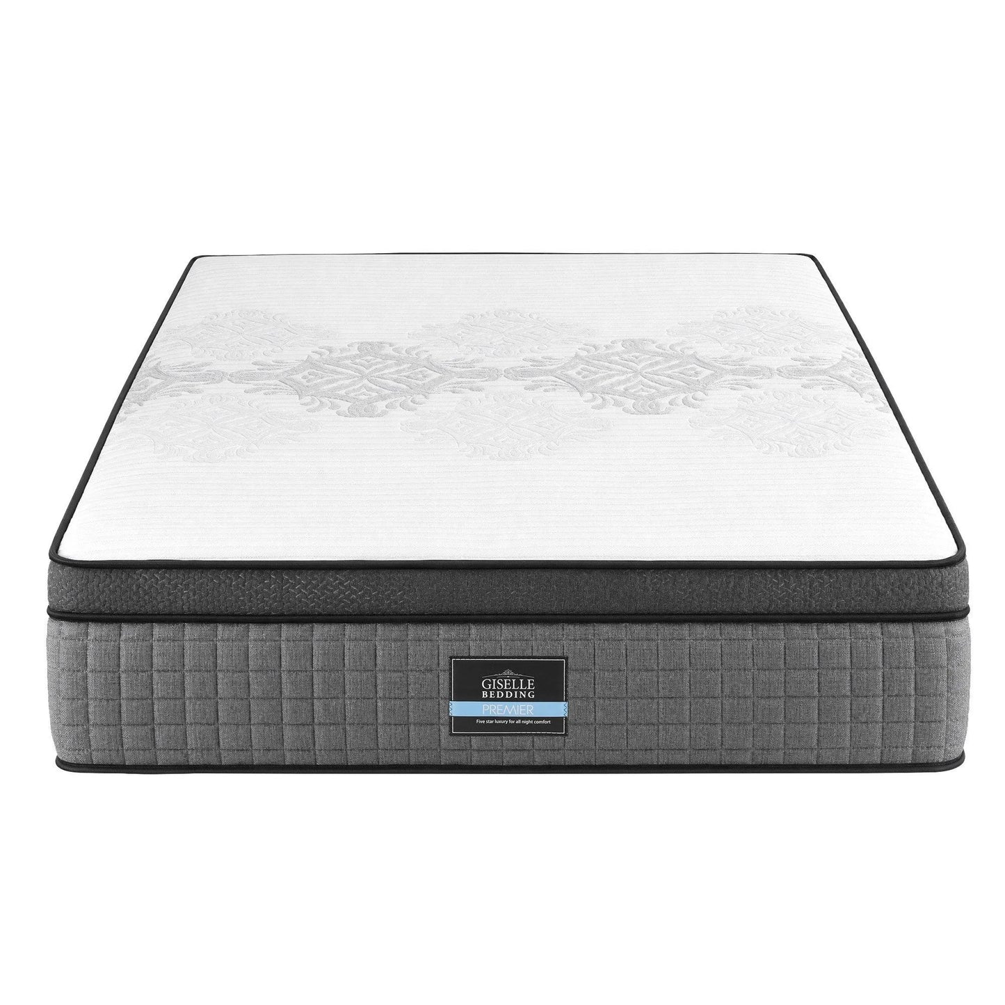 Giselle Bedding Double Mattress 37cm 4-in-1 Adjustable Firmness Cooling Gel Memory Foam Dual-Zone Flippable for Couples - Image 9
