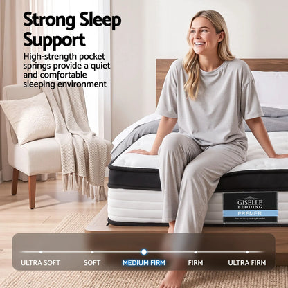 Giselle Bedding 31cm Mattress Euro Top Single - Image 3