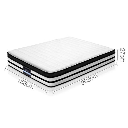 Giselle Bedding 27cm Mattress Euro Top Queen - Image 3