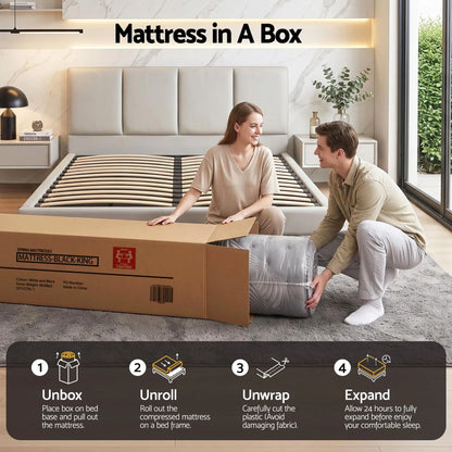 Giselle Bedding 34cm Mattress Bamboo Cover King - Image 9