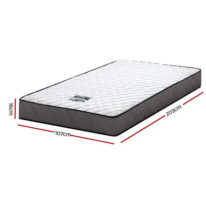 Giselle Bedding 16cm Mattress Tight Top King Single - Image 3