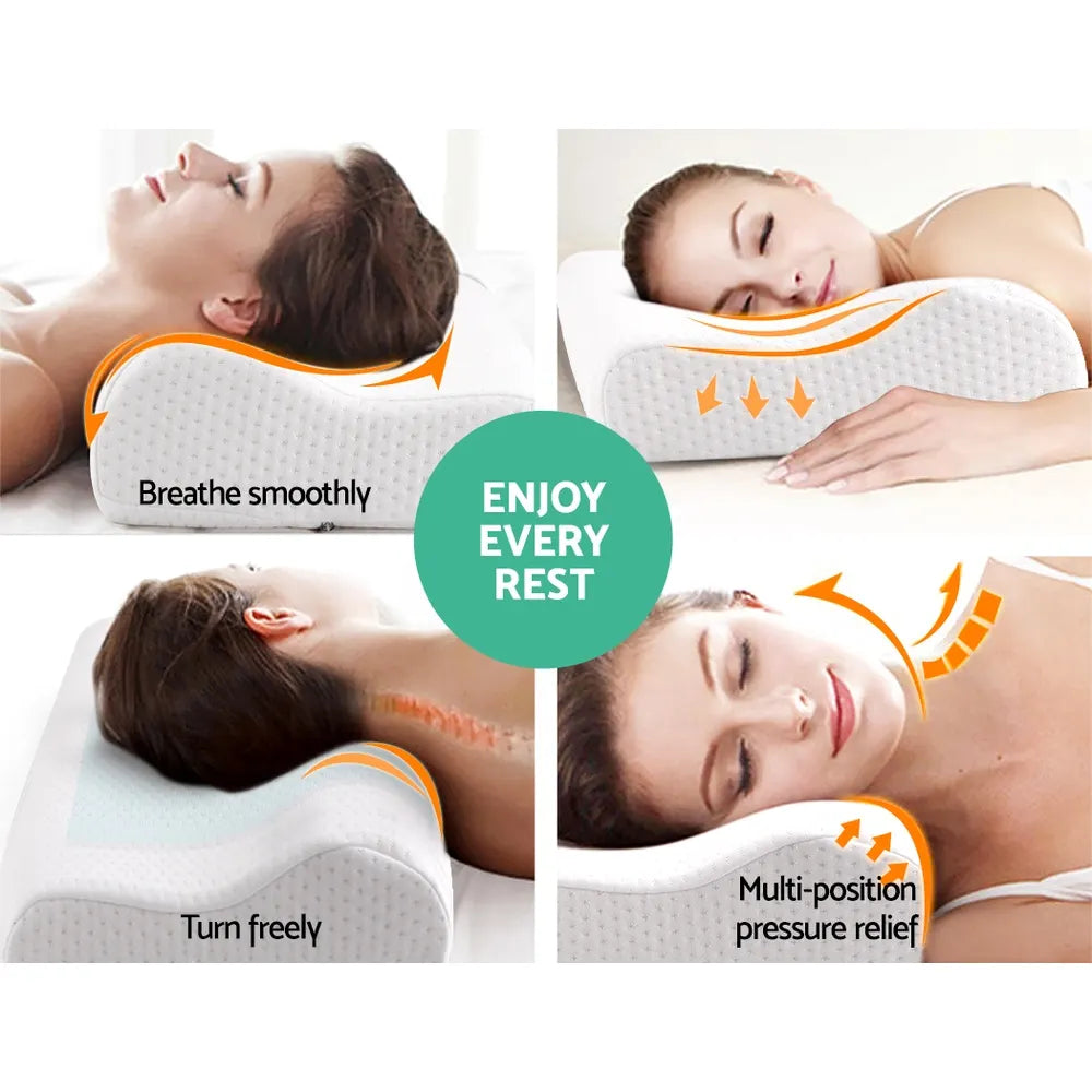 Giselle Bedding Contour Pillow Cool Gel Twin Pack - Image 6