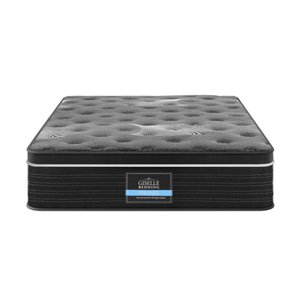 Giselle Bedding King Single Mattress 35cm Euro Top with Graphene Cooling Comfort Medium Firm - Image 4