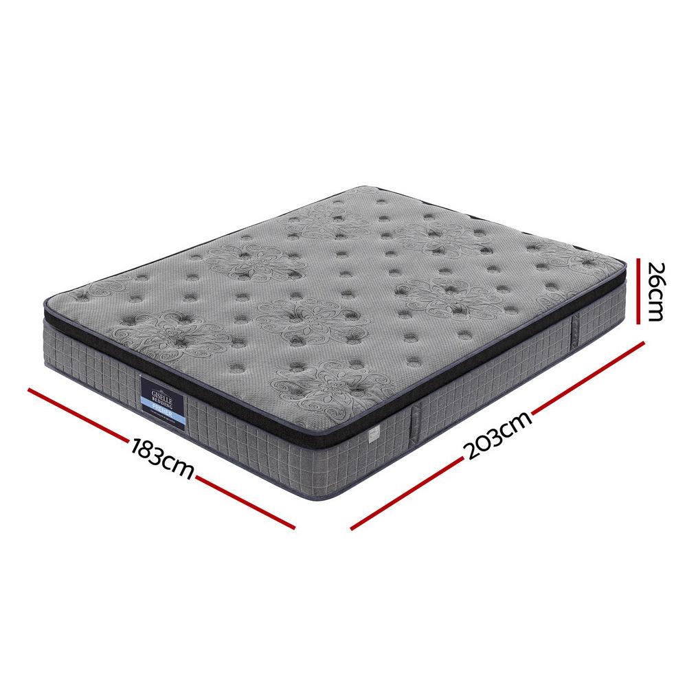 26cm Giselle Mattress King Latex Foam Mattresses - Image 3