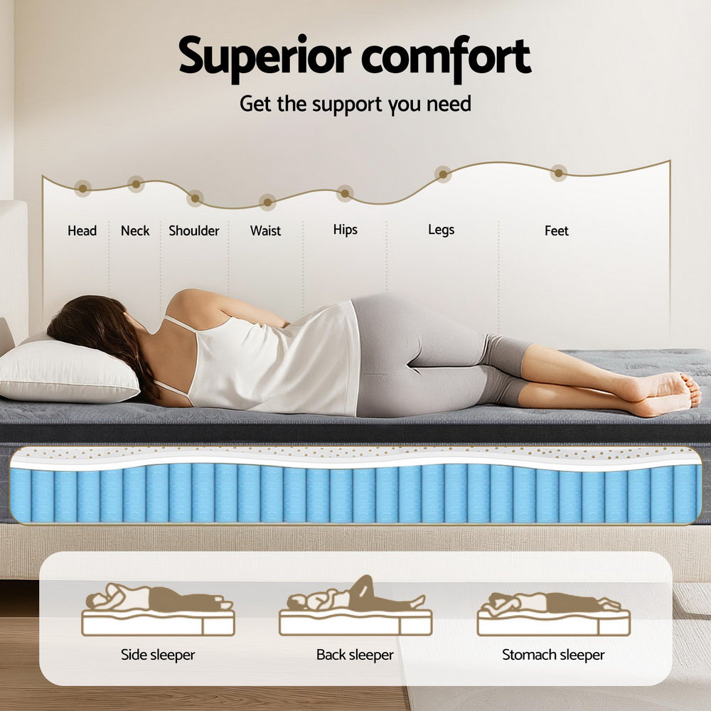 26cm Giselle Mattress Queen Latex Foam Mattresses - Image 6