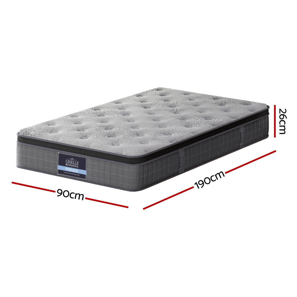26cm Giselle Mattress Single Latex Foam Mattresses - Image 3