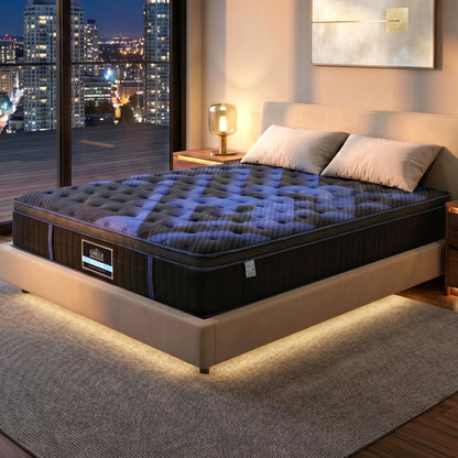 Giselle 34cm Queen Hybrid Mattress with Cooling Gel Memory Foam and Edge Support - Image 8