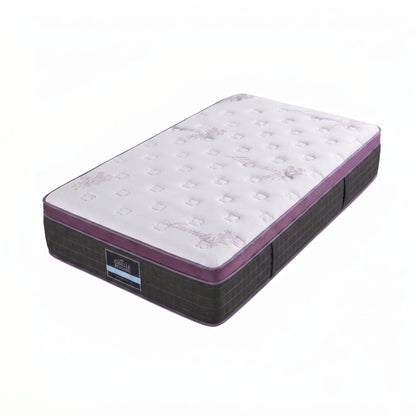 Giselle King Single Euro Top Mattress Firm Pocket Spring Edge Support - Image 9
