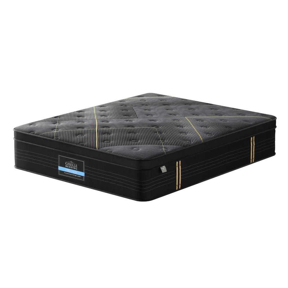 35cm Giselle Mattress Double Bed Bamboo Pocket Firm Foam - Image 4