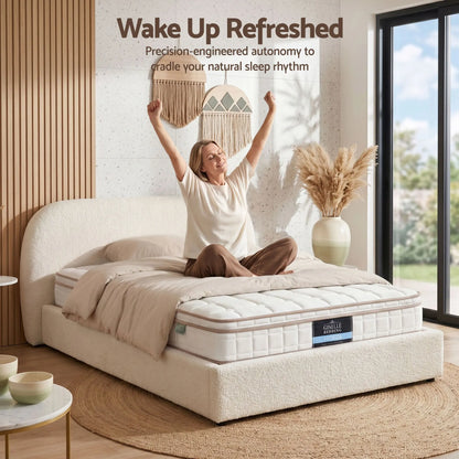 Giselle 20cm Firm King Single Mattress Pocket Spring for Bedroom or Guest Room - Image 8