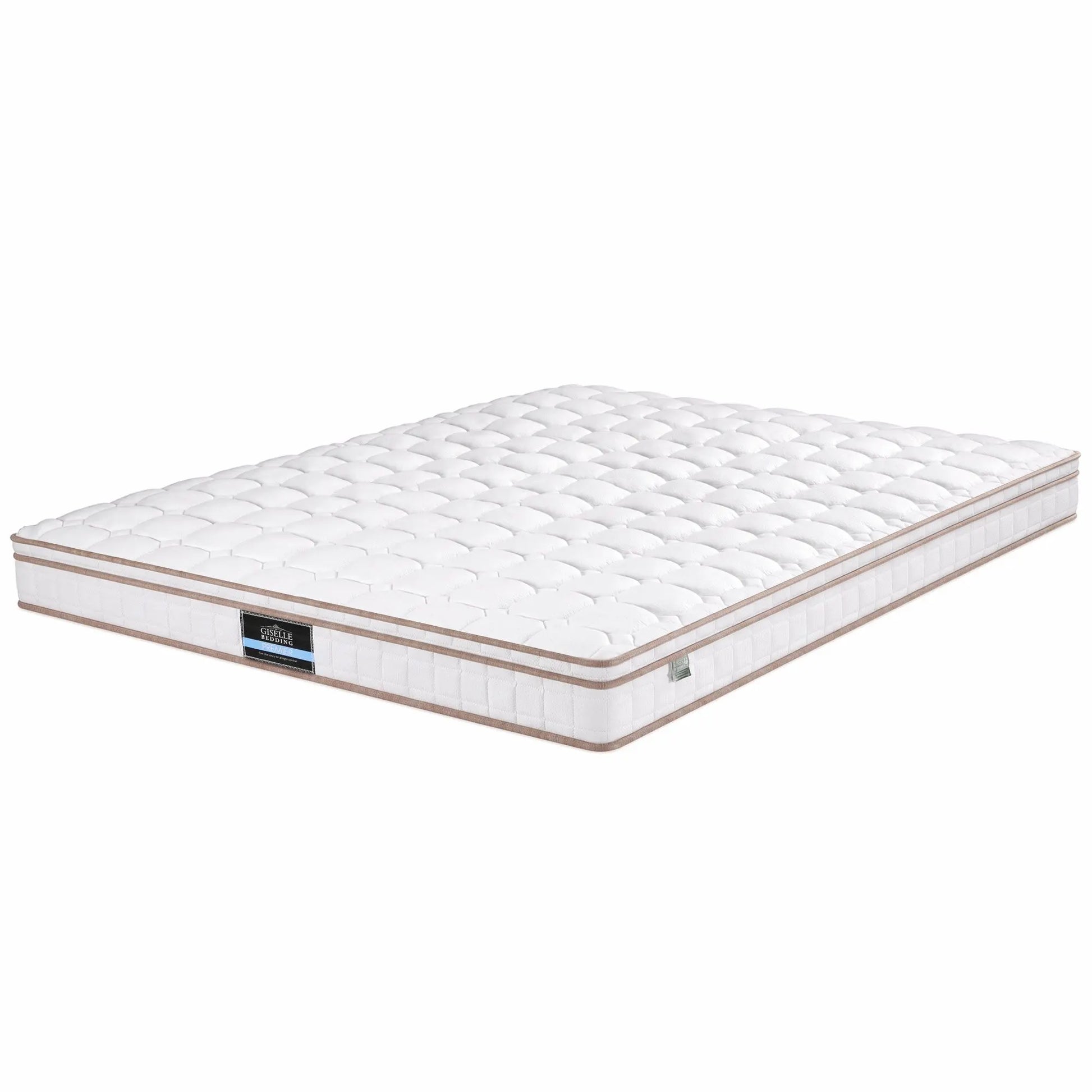Giselle 20cm Firm Queen Mattress Pocket Spring for Bedroom or Guest Room
