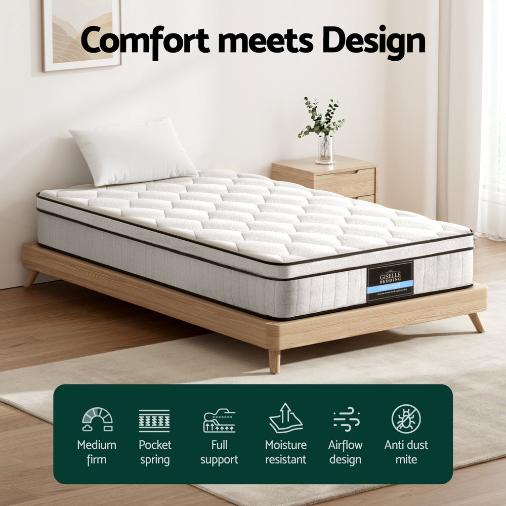 22cm Giselle Mattress Single Size - Image 5