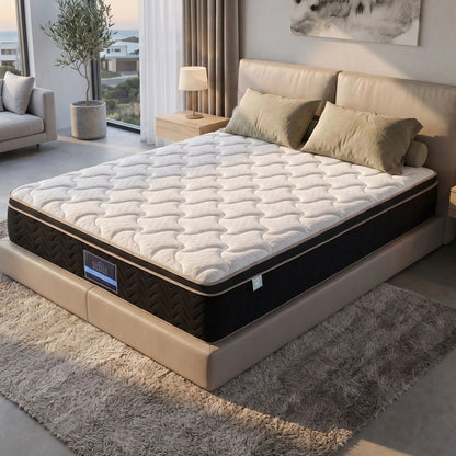 Giselle 35cm Double Mattress Firm with Copper Memory Foam and Edge Support - Image 8