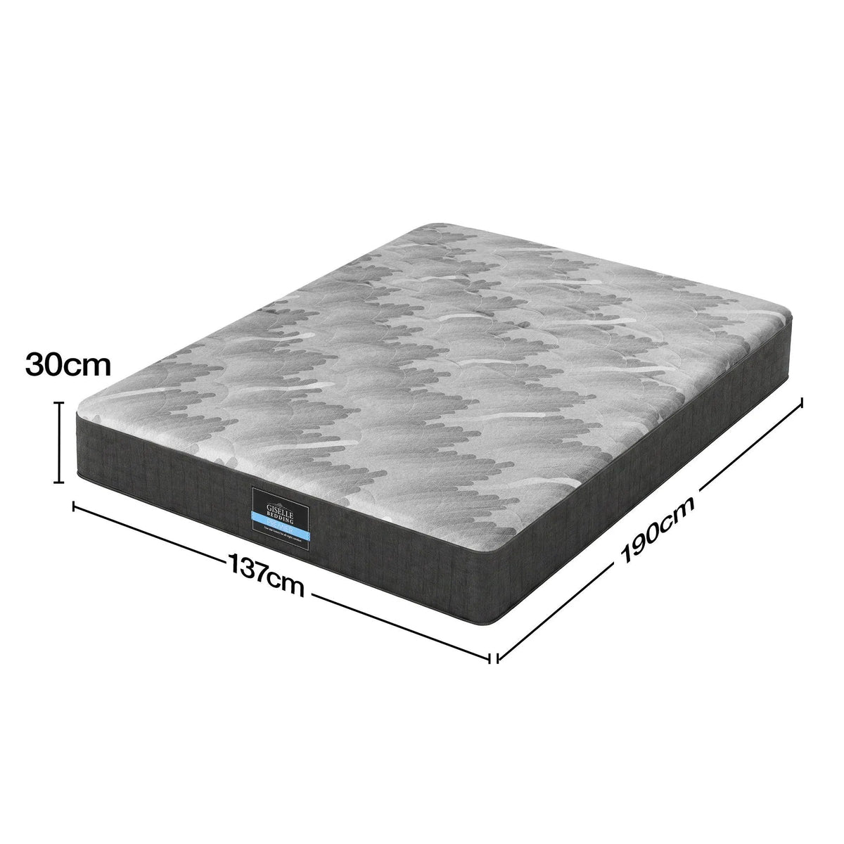 Giselle 30cm Double Mattress with Edge Support and 5-Zone Comfort - Image 9