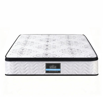 Giselle Bedding Double Mattress 30cm Pocket Spring Euro Top Medium Firm Foam - Image 4