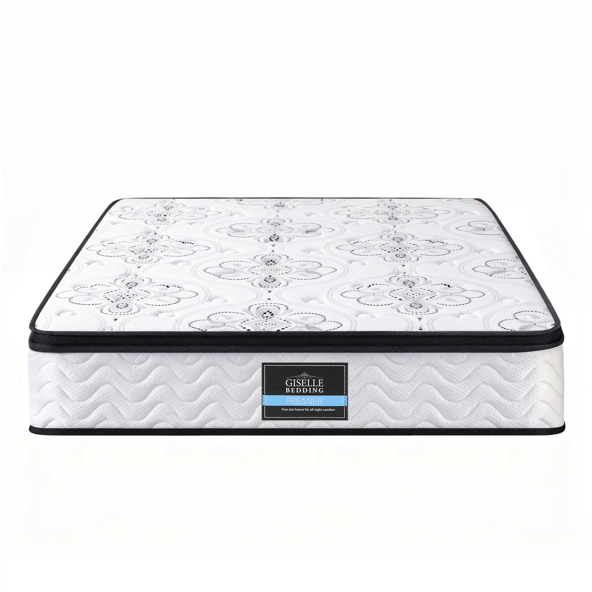 Giselle Bedding King Mattress 30cm Pocket Spring Euro Top Medium Firm Foam - Image 4