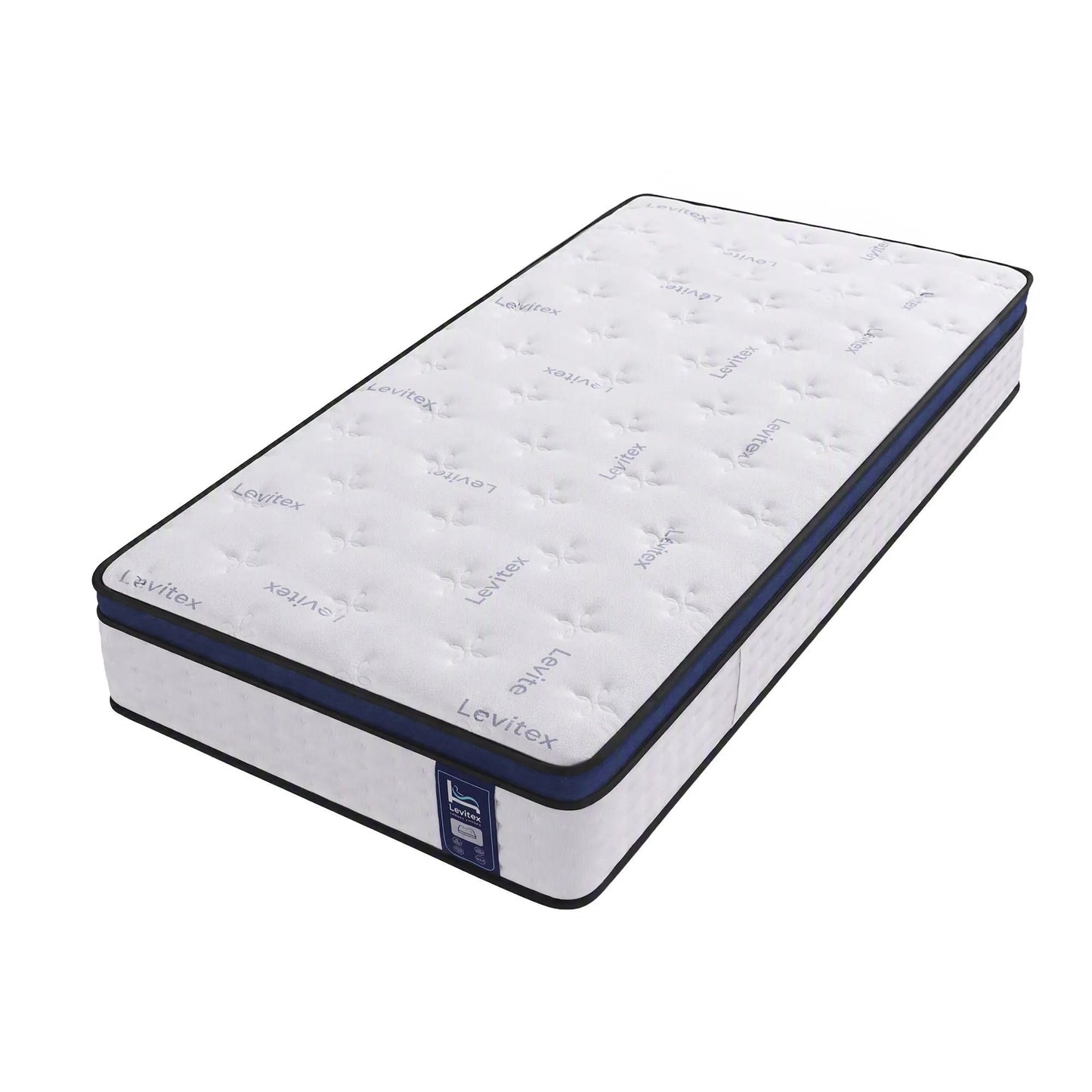 Levitex 35CM Single Mattresses Gel Memory Foam and 7-Zone Ergonomic Pocket Spring, Anti-Roll Dual-Row Edge, Triple Cooling System for Hot Sleepers - Image 3