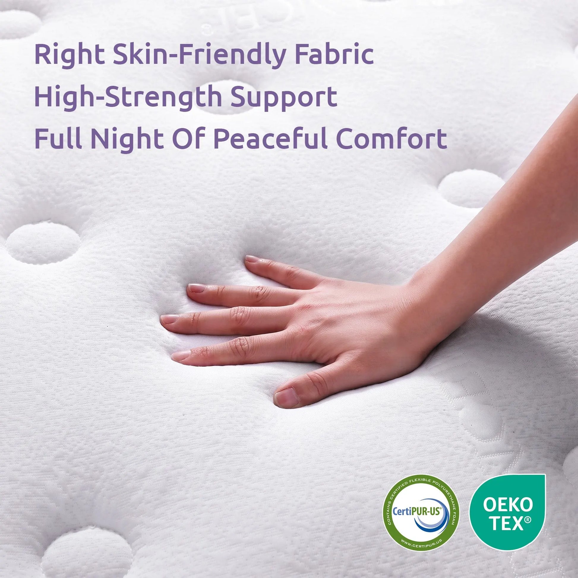 Levitex Queen Mattress 23CM With Pocket Spring & Cooling Gel Foam, Medium-Firm Full-Body Support, Mattresses In A Box - Image 8