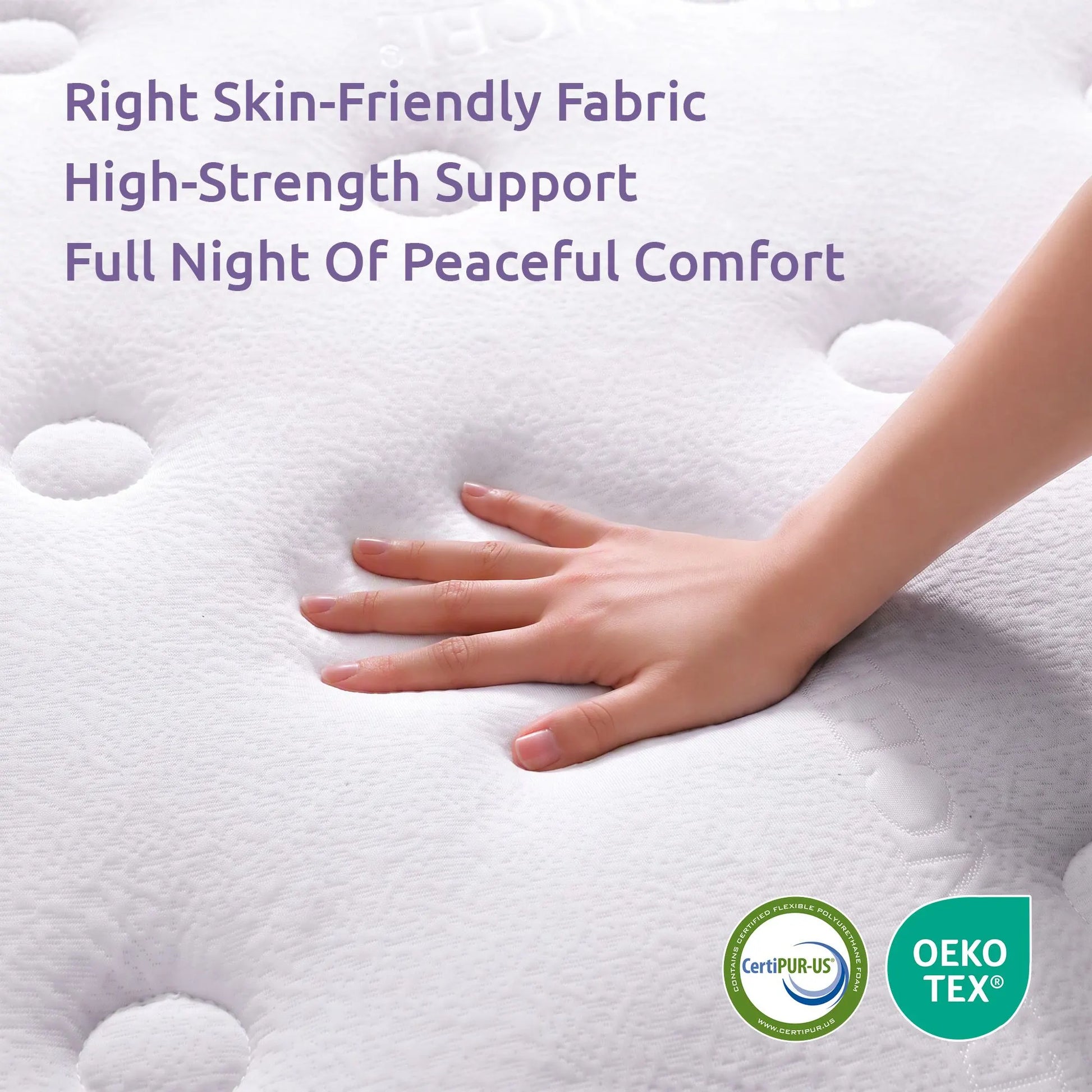 Levitex Single Mattress 23CM With Pocket Spring & Cooling Gel Foam, Medium-Firm Full-Body Support, Mattresses In A Box - Image 8