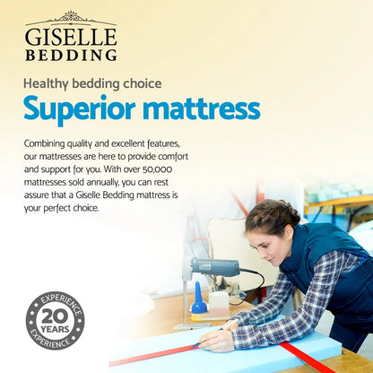 Giselle Bedding 24cm Mattress Super Firm Double - Image 6