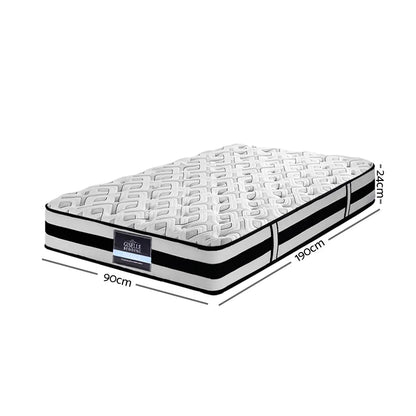 Giselle Bedding 24cm Mattress Super Firm Single - Image 3