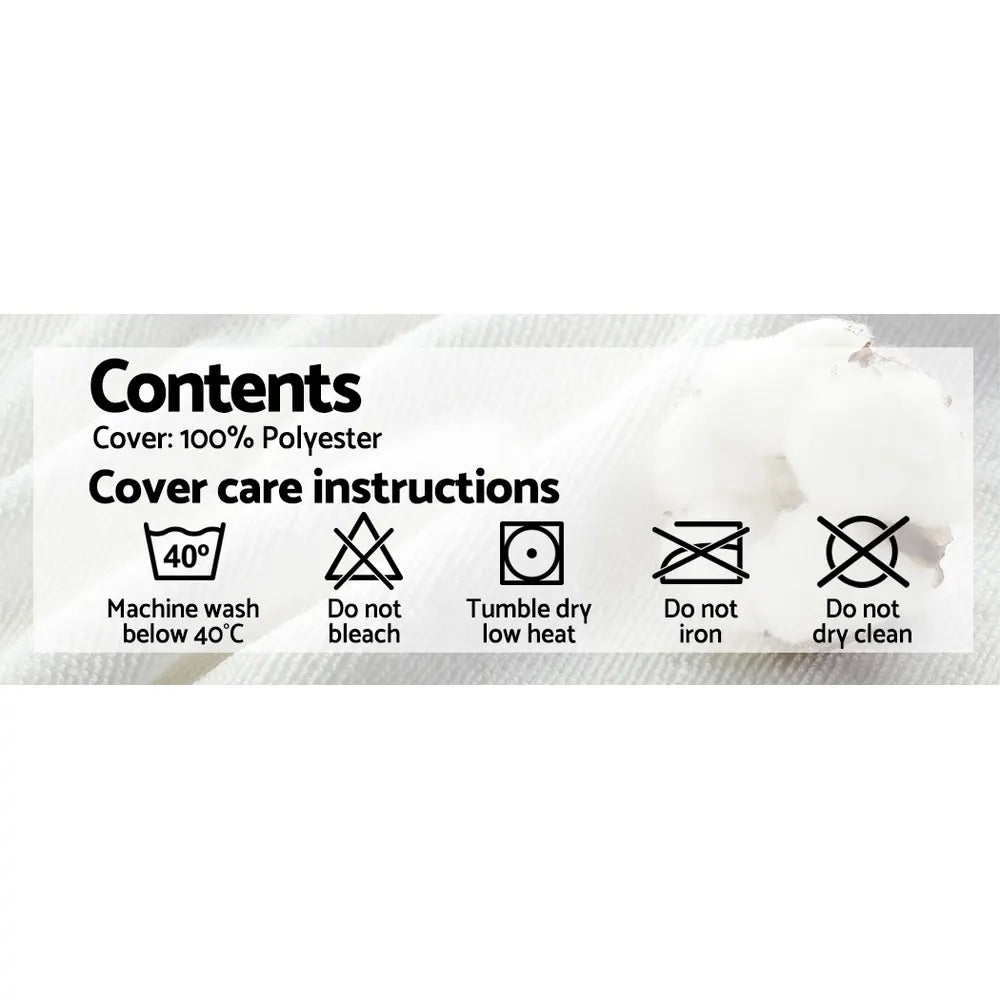Giselle Bedding Memory Foam Pillow 19cm Thick Twin Pack - Image 6