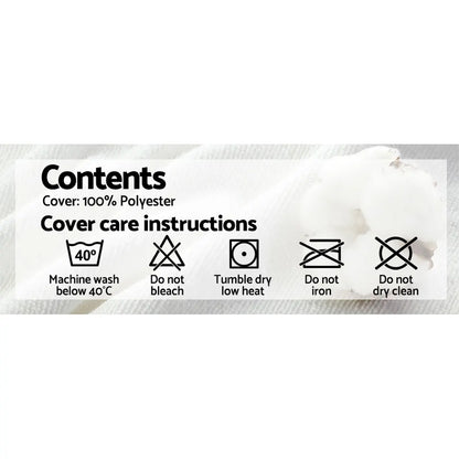 Giselle Bedding Memory Foam Pillow 19cm Thick Twin Pack - Image 6