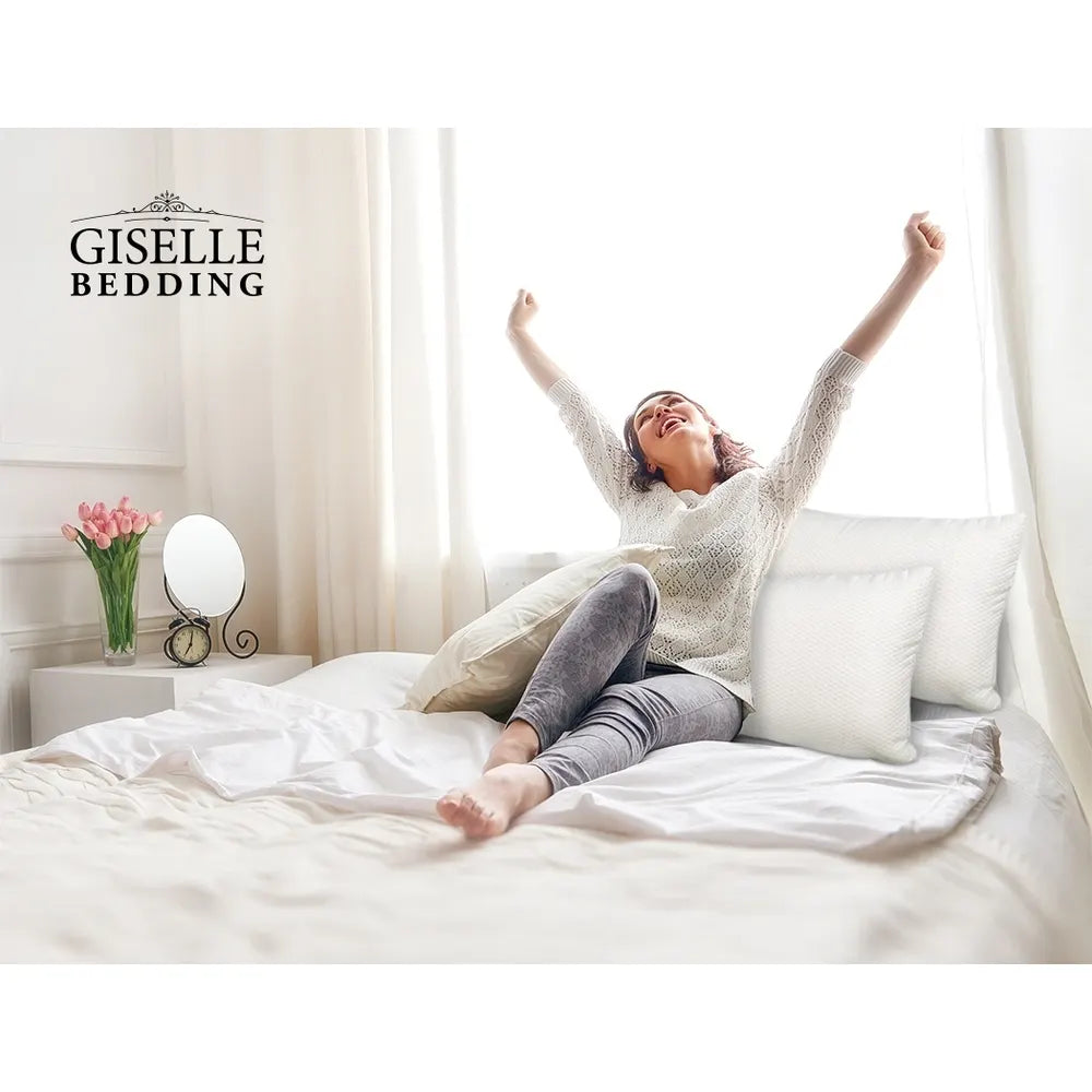 Giselle Bedding Memory Foam Pillow 13cm Thick Twin Pack - Image 6