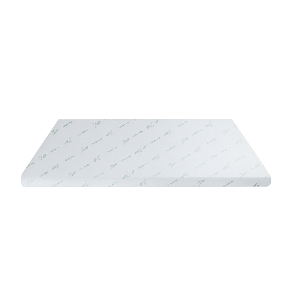 Giselle 8cm Memory Foam Mattress Topper Gel Egg Crate Foam Bamboo King Single - Image 3