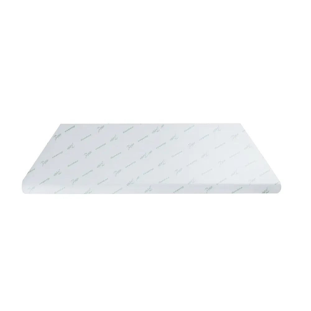 Giselle 8cm Memory Foam Mattress Topper Gel Egg Crate Foam Bamboo Single - Image 3