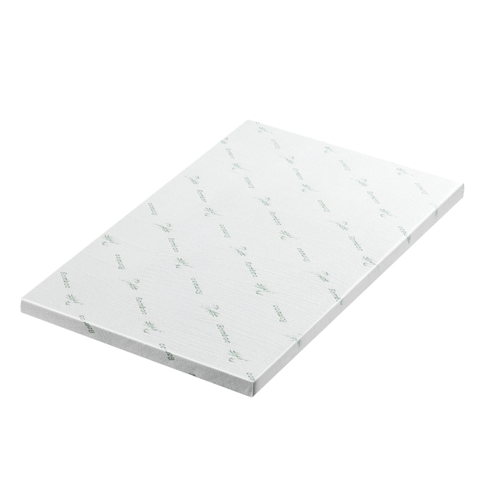 Giselle Bedding Memory Foam Mattress Topper Ventilated Cool Gel 5cm Single - Image 3