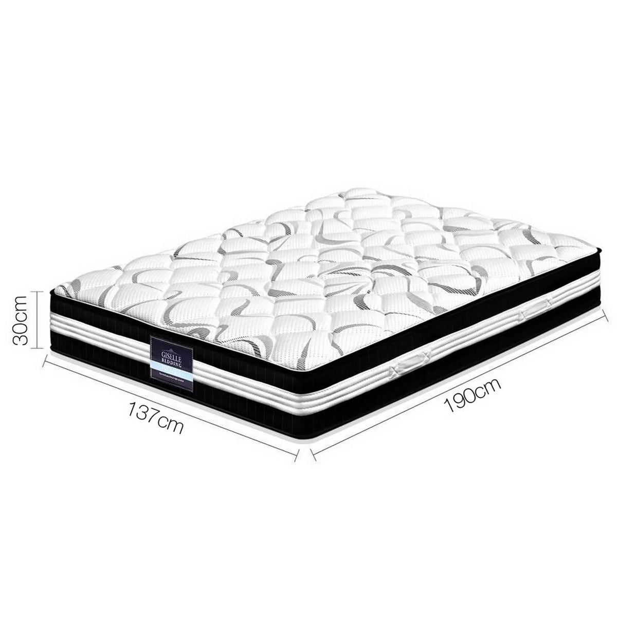 Giselle Bedding 30cm Mattress Medium Firm Double - Image 2