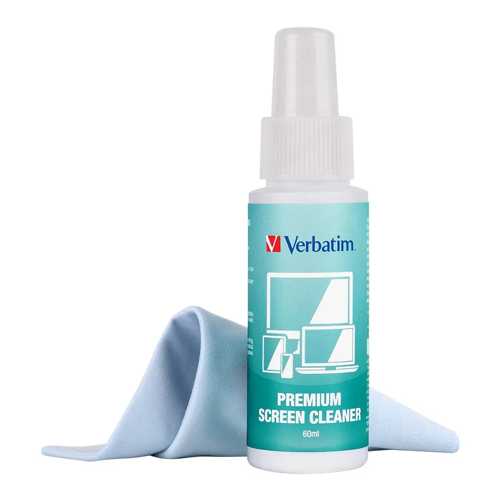 Verbatim Premium Screen  Cleaning Kit - 60ml. Laptop, Phone, Tablet, Monitors, Screens, Glass. An...