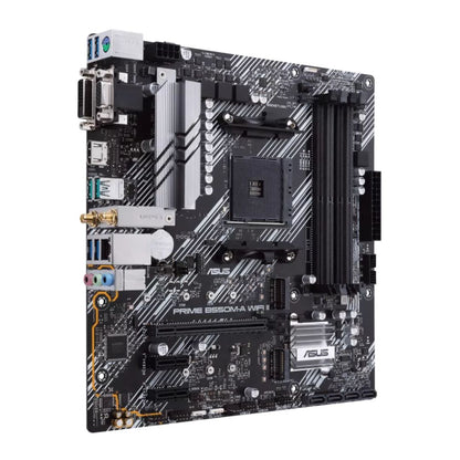 ASUS AMD B550M PRIME B550M-A WIFI II (Ryzen AM4) Micro-ATX Motherboard, Dual M.2, PCIe 4.0, Wi-Fi... - Image 2