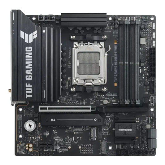 ASUS AMD TUF GAMING B650EM-E WIFI (AM5) Micro-ATX Motherboard, DDR5 256GB, 1x PCIe 5.0 x16, 3x M....