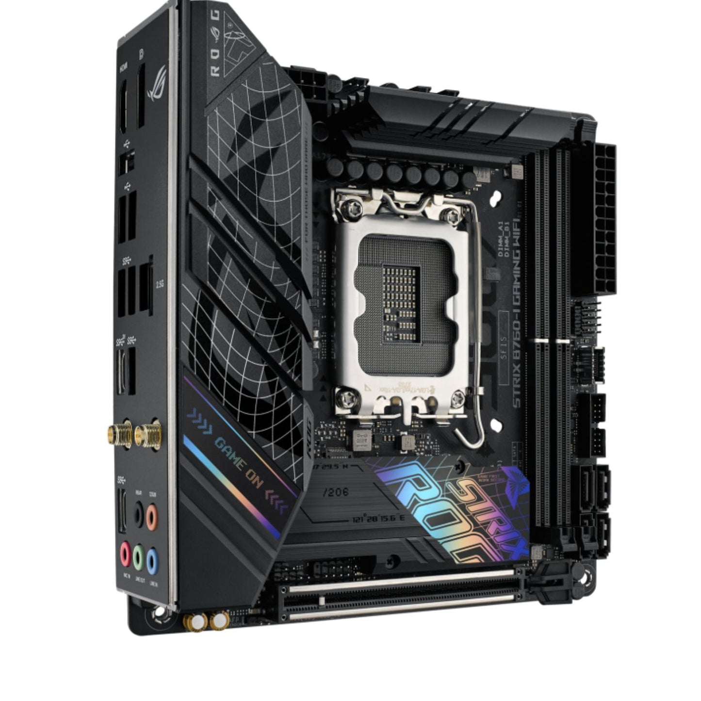 (Allocation TT) ASUS B760 ROG STRIX B760-I GAMING WIFI Intel LGA1700 Mini-ITX Motherboard 64GB, DDR5,1xPCIe 5.0 x16, 2xM.2, 4 xSATA,2.5Gb Ethernet,Wi-