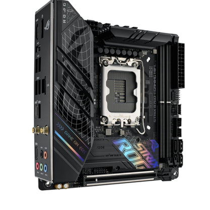 (Allocation TT) ASUS B760 ROG STRIX B760-I GAMING WIFI Intel LGA1700 Mini-ITX Motherboard 64GB, DDR5,1xPCIe 5.0 x16, 2xM.2, 4 xSATA,2.5Gb Ethernet,Wi-